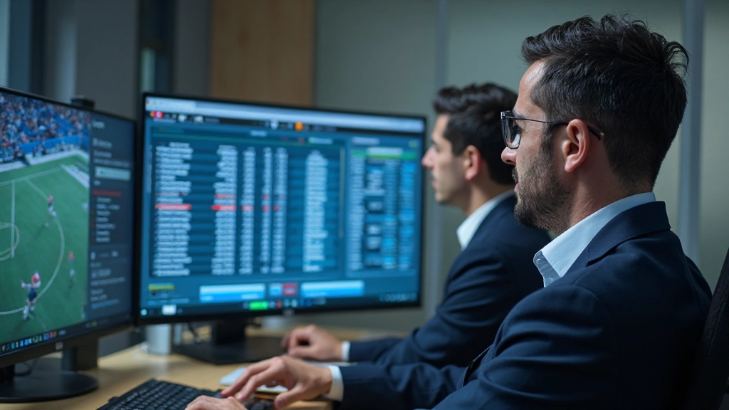 فريق متخصص في تحليل مباريات كرة اليد يعمل في مكتب حديث